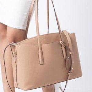 Kate Spade Margaux Large Work Tote, Light Fawn (Nude)